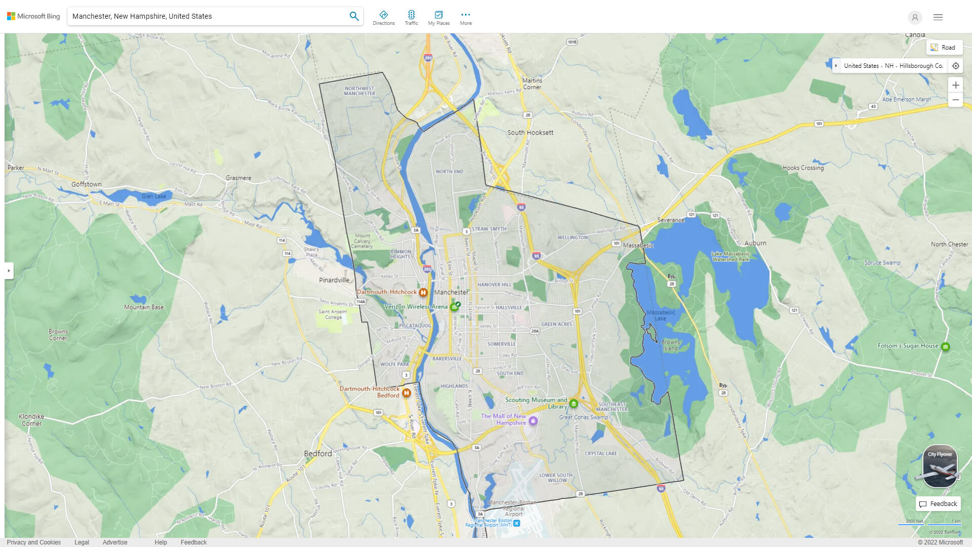 Manchester Detailed Map